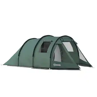 Netto Marken-Discount Outsunny Campingzelt Polyester, Fiberglas, Nylon-Netz Angebot