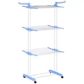 Netto Marken-Discount HOMCOM Wäscheständer Stahl, Kunststoff Angebot