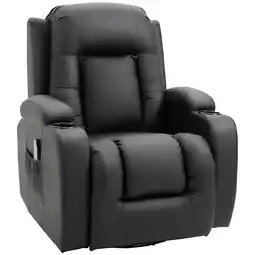 Netto Marken-Discount HOMCOM Massagesessel Kunstleder, Schaumstoff, Stahl, Kunststoff Angebot