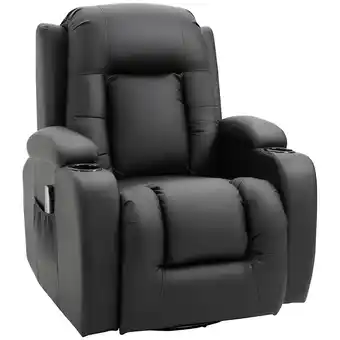 Netto Marken-Discount HOMCOM Massagesessel Kunstleder, Schaumstoff, Stahl, Kunststoff Angebot