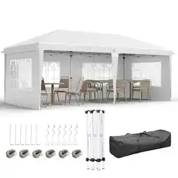 Netto Marken-Discount Outsunny Faltpavillon Stahl, Oxford Angebot