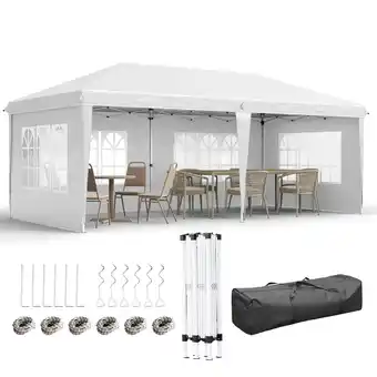 Netto Marken-Discount Outsunny Faltpavillon Stahl, Oxford Angebot