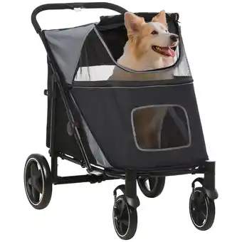 Netto Marken-Discount PawHut Hundwagen Stahl, Oxford-Gewebe Angebot