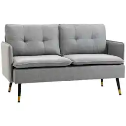 Netto Marken-Discount HOMCOM Sofa Leinen (100% Polyester), Schaumstoff, Stahl Angebot