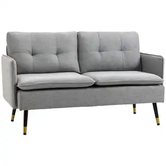 Netto Marken-Discount HOMCOM Sofa Leinen (100% Polyester), Schaumstoff, Stahl Angebot