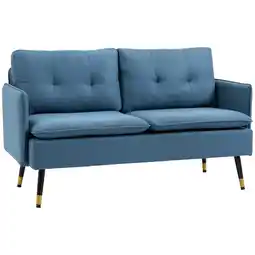 Netto Marken-Discount HOMCOM 2 Sitzer Sofa Polyester, Stahl Angebot