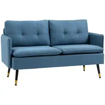Netto Marken-Discount HOMCOM 2 Sitzer Sofa Polyester, Stahl Angebot