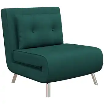 Netto Marken-Discount HOMCOM Schlafsessel Samt(100% Polyester), Stahl Angebot