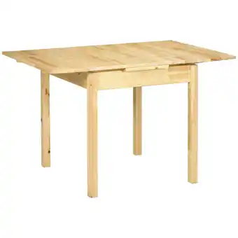 Netto Marken-Discount HOMCOM Esstisch Kiefernholz Angebot