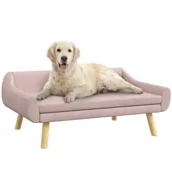 Netto Marken-Discount PawHut Hundesofa Kiefernholz, Samt(100% Polyester) Angebot