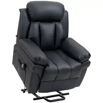 Netto Marken-Discount HOMCOM Fernsehsessel mit Aufstehhilfe Kunstleder Angebot
