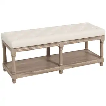 Netto Marken-Discount HOMCOM Schuhbank Kautschukholz, Polyester Angebot