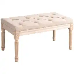 Netto Marken-Discount HOMCOM Bettbank Polyester, Gummiholz Angebot
