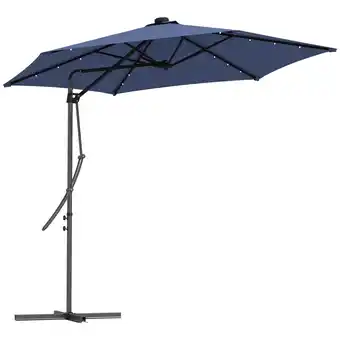 Netto Marken-Discount Outsunny Sonnenschirm Stahl, Polyesterstoff Angebot