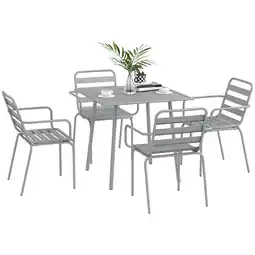Netto Marken-Discount Outsunny Sitzgruppe Stahl Angebot