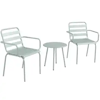 Netto Marken-Discount Outsunny Bistroset Stahl Angebot