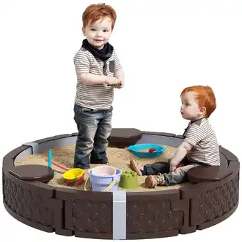 Netto Marken-Discount AIYAPLAY Sandkasten Kunststoff, Polyester Angebot