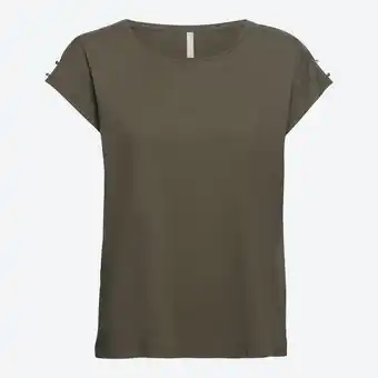 NKD Damen-T-Shirt mit Knöpfen an der Schulter Angebot