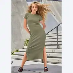 NKD Damen-Kurzarm-Kleid mit Ripp-Design Angebot