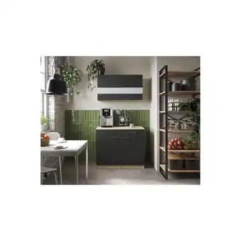 Netto Marken-Discount Respekta Ergänzungset ca. B 100 cm Holz/Glastüren- versch. Ausführungen-schwarz Angebot