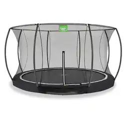 Netto Marken-Discount EXIT Black Edition Bodentrampolin ø427cm - schwarz Angebot