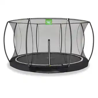 Netto Marken-Discount EXIT Black Edition Bodentrampolin ø427cm - schwarz Angebot