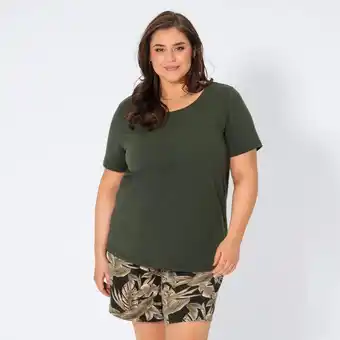 NKD Damen-T-Shirt aus reiner Baumwolle, große Größen Angebot