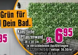 Hornbach Künstliche Pflanzenwand Angebot