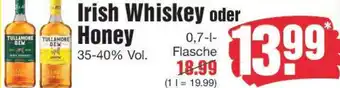 Edeka Irish Whiskey oder Honey Angebot