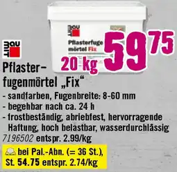 Hornbach Pflasterfugenmörtel „Fix" Angebot