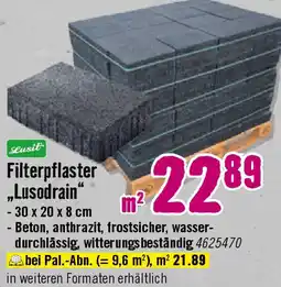 Hornbach Lusit Filterpflaster „Lusodrain“ Angebot