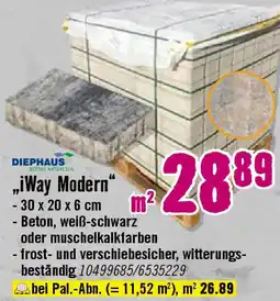 Hornbach DIEPHAUS Pflastersteine „iWay Modern“ Angebot