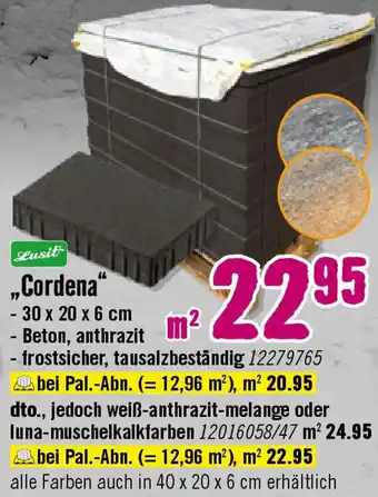 Hornbach Lusit Pflastersteine „Cordena“ Angebot