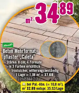 Hornbach Lusit Beton Mehrformatpflaster Caleta Angebot