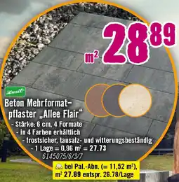 Hornbach Lusit Beton Mehrformatpflaster Allee Flair Angebot