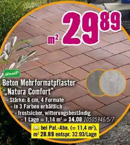 Hornbach Lusit Beton Mehrformatpflaster Natura Comfort Angebot