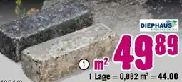 Hornbach DIEPHAUS Beton Pflasterstein ,,¡Way Riemchen“ Angebot