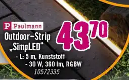 Hornbach Paulmann Outdoor-Strip „SimpLED“ Angebot