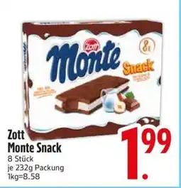 Edeka Zott Monte Snack Angebot