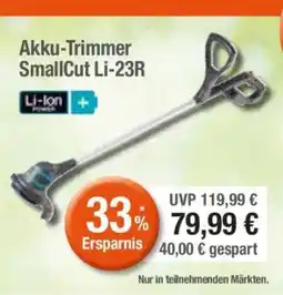 Edeka Akku-Trimmer SmallCut Li-23R Angebot