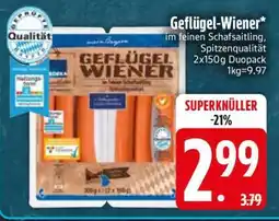 Edeka Geflügel-Wiener Angebot
