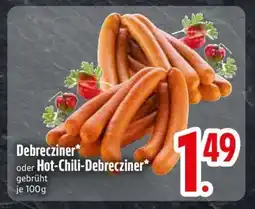Edeka Debrecziner oder Hot-Chili-Debrecziner Angebot