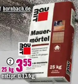 Hornbach Mauermörtel Angebot
