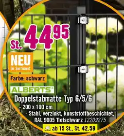 Hornbach ALBERTS Doppelstabmatte Typ 6/5/6 Angebot