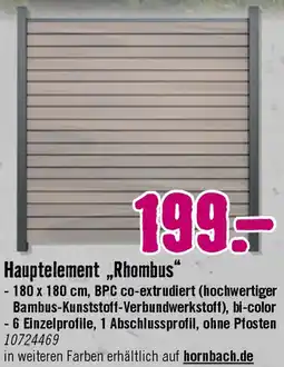 Hornbach Hauptelement „Rhombus“ Angebot