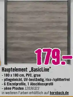Hornbach Hauptelement „BasicLine" Angebot