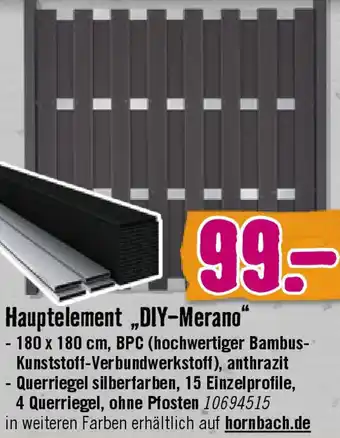 Hornbach Hauptelement „DIY-Merano" Angebot