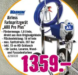 Hornbach MAGNUM Airless Farbspritzgerät ,,A80 Pro Plus" Angebot
