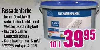 Hornbach Fassadenfarbe Angebot