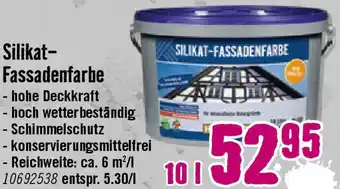 Hornbach Silikat Fassadenfarbe Angebot